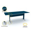 Ver imagem 3 de MESA DE REUNIÃO RETANGULAR PANDIN MAXXI - AZUL/CINZA MX2000