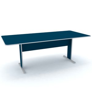 MESA DE REUNIÃO RETANGULAR PANDIN MAXXI - AZUL/CINZA MX2000