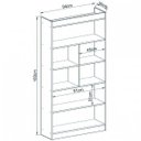 Ver imagem 3 de Estante/Livreiro 5 Prateleiras Magnólia Demolição Yescasa