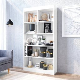 Estante para Livros 4 Prateleiras 183cmx94cm Magnólia Demolição Yescasa - 6