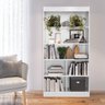 Estante para Livros 4 Prateleiras 183cmx94cm Magnólia Demolição Yescasa - 2