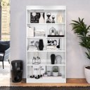 Ver imagem 5 de Estante Multiuso para Livros 183x94cm Magnólia Yescasa Branco