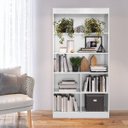 Ver imagem 6 de Estante Multiuso para Livros 183x94cm Magnólia Yescasa Branco