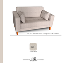 Ver imagem 6 de Sofá Gianni | Pé Trapézio & Tecido Acquablock Impermeável | 2 Lugares | Medida 140cm | Linhão Bege