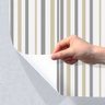 Papel de Parede Adesivo Lavavel Listrado Creme e Cinza 500x60cm - 3