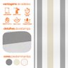 Papel de Parede Adesivo Lavavel Listrado Creme e Cinza 500x60cm - 9
