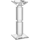 Ver imagem 1 de Castiçal 28x9x9cm Cristal Transp