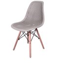Ver imagem 4 de Cadeira Charles Eames Eifell Colmeia Cor:nude;quantidade:4