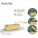 Ver imagem 3 de Apagador Porta Giz Quadro Negro Limpador Lousa Verde Estojo Madeira Escola Empresa Professora Curso 