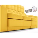 Ver imagem 7 de Sofá com Porta Copos e Carregador USB Eureka 2,30m Assento Retrátil e Reclinável Velosuede