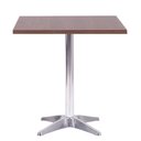 Ver imagem 1 de Mesa de Jantar Quadrada 70 cm Tampo Evora em MDP Base Delta