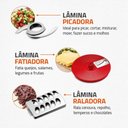 Ver imagem 5 de Multiprocessador Mondial Turbo Chef 7 em 1 com Função Turbo 1000w Vermelho 127v - Mpn-01-re