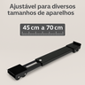 Base Suporte com Rodinhas Ajustável Geladeira Fogão - 6