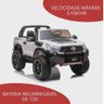 Mini Caminhonete Eletrica Toyota Hilux 12v Branca - Importway - 4