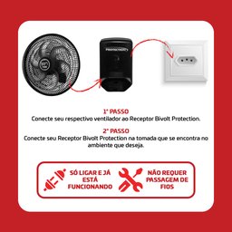 Controle Remoto para Ventilador Oscilante Pt-360 Protection - 6