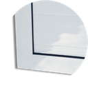 Ver imagem 5 de Porta de Correr Alumínio Branco Parede 1 Folha Lambril C/visor Maxx