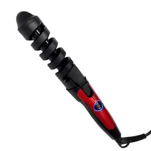 Modelador de Cachos Spiral Hair Curler Preto Profissional