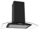 Ver imagem 1 de Coifa Terim Ilha Teto Vidro Curvo Black 90 Cm