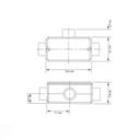 Ver imagem 2 de Condulete Fixo Tipo "t" Tramontina 1.1/2" - com Tampa - com Rosca - com Pintura Tramontina