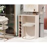 Adega Planejada Orlando Cor Off White / Nature - Comprar Moveis em Casa - 2