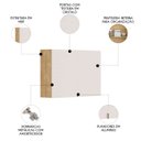 Ver imagem 3 de Armário de Cozinha Aéreo 120cm 2 Portas Minsk K02 Freijó/soft - Mpozenato