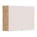 Ver imagem 1 de Armário de Cozinha Aéreo 120cm 2 Portas Minsk K02 Freijó/soft - Mpozenato