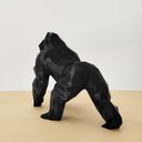 Ver imagem 7 de Gorila 15cm Altura - Estatueta, Enfeite, Decoração, Mascote - Toque 3D:Preto