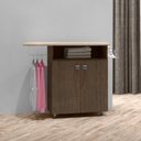 Ver imagem 1 de Tábua de Passar Roupa com Armário Bianca Max Castanho - Ajl Móveis