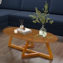 Ver imagem 1 de Mesa de Centro Oval para Sala Manila Nature