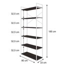 Ver imagem 4 de Estante c/06 Prateleiras Yon 80cm Est.Branca