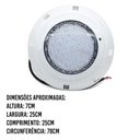 Ver imagem 2 de Luminaria Led Piscina Rgb 9w Refletor Colorido Decoraçao Jardim Lago