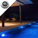 Ver imagem 3 de Luminaria Led Piscina Rgb 9w Refletor Colorido Decoraçao Jardim Lago