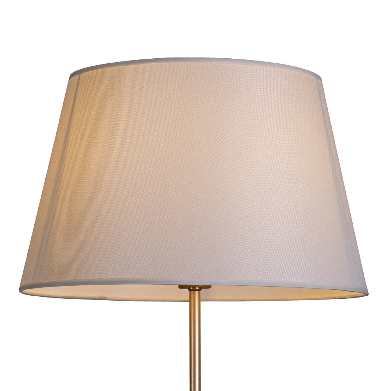 Luminária de Mesa Abajur de Mesa 52cm Cúpula Algodão Slim Madelustre - 2