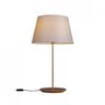Abajur de Mesa 68cm Cúpula Algodão Cru Slim Madelustre - 1