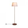 Abajur de Chão 163cm Cúpula Algodão Cru Slim Madelustre - 1