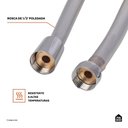 Ver imagem 3 de Mangueira para Ducha Mundaú Pingoo.casa - Prata