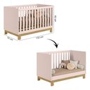 Ver imagem 4 de Quarto de Bebê Qencanto Slim Completo Qmovi Rosa Acetinado