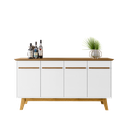 Ver imagem 6 de Aparador Buffet 4 Portas e Prateleira Removível Opala