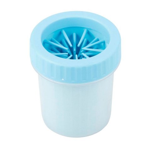 Copo Limpa Patinhas de Cachorro Azul [f102]