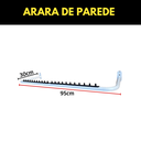 Ver imagem 3 de Kit com Duas Araras Cabideiros Rt Organizador de Cabides Aço Reforçado Loja Closet Quarto