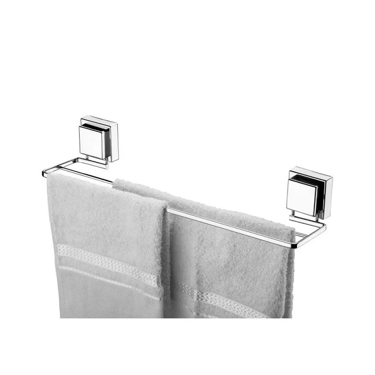 Suporte Porta Toalha de Banho Duplo com Ventosa Future