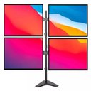 Ver imagem 4 de Suporte 4 Monitores Articulado Profissional Ajustavel Ergonomico Home Office 15 a 32 Polegadas 40kg