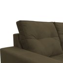Ver imagem 3 de Sofá 1,80 Moderno 2 Lugares Confortável Onix Claro Marrom Claro