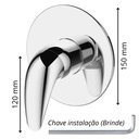 Ver imagem 3 de Acabamento Para Registro Monocomando De Chuveiro Base Deca