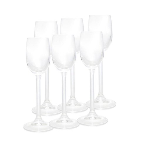 Conjunto 6 Taças Licor Cristal Bohemia 6 Unid.