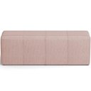 Ver mais imagens de Puff Decorativo Living Sala de Estar 140 Cm Roma W01 Linho Rosê - lyam