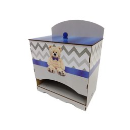 Kit Higiene Bebe Urso Maternidade Com Trio De Quadrinhos Mdf - 7