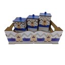 Ver imagem 5 de Kit Higiene Bebe Urso Maternidade Com Trio De Quadrinhos Mdf