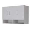 Ver imagem 3 de Armário Multiuso 3 Portas com Nicho Suspenso Mdf Resistente