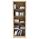 Ver imagem 3 de Mesa de Escritorio 2 Gavetas Armario Multiuso 2 Portas Amendoa Preto Tecno Mobili